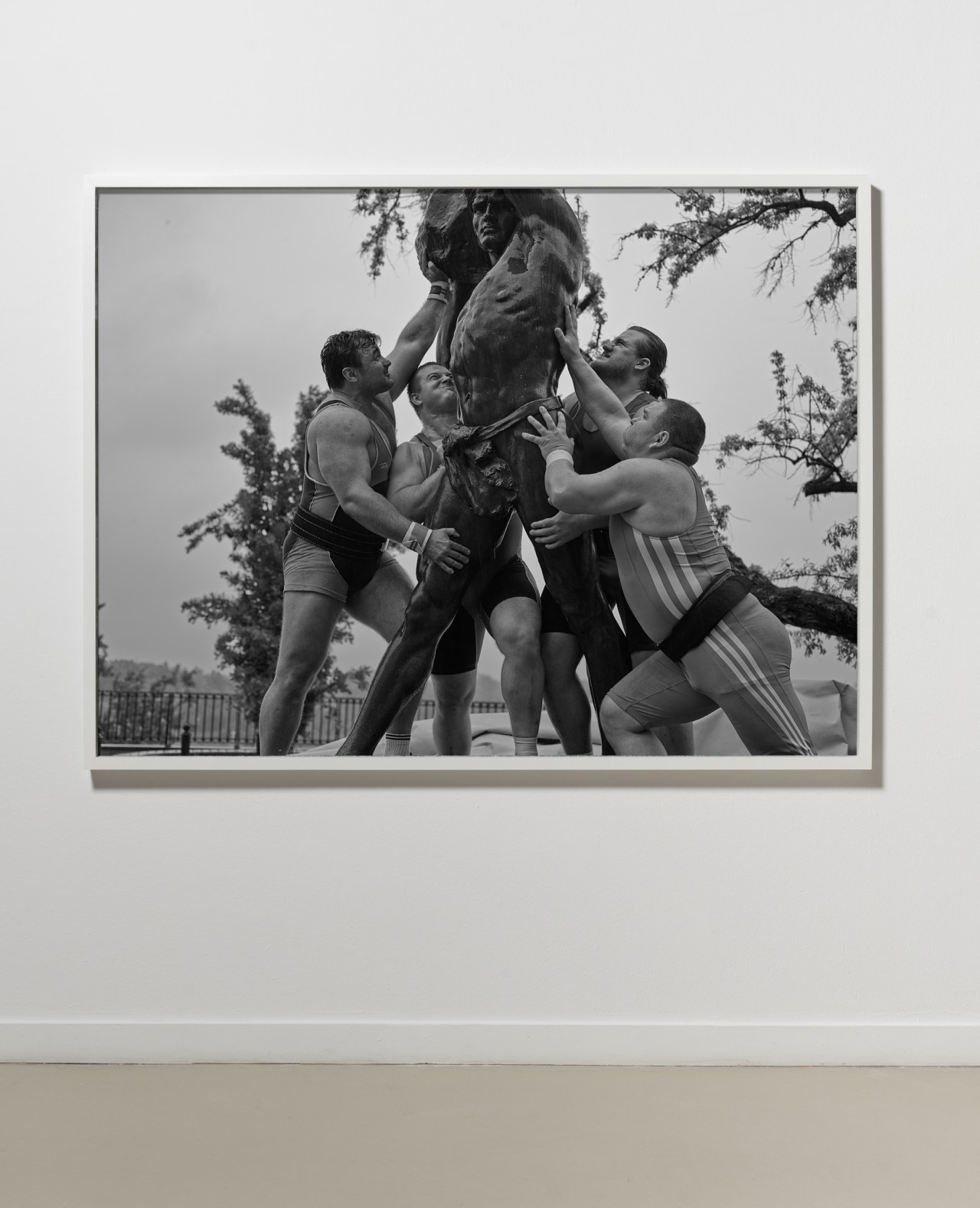 Heavy Weight History (Strong Man)  | 2013 | B:W Photograph | Installation view, Ujazdowski Castle, Warsaw