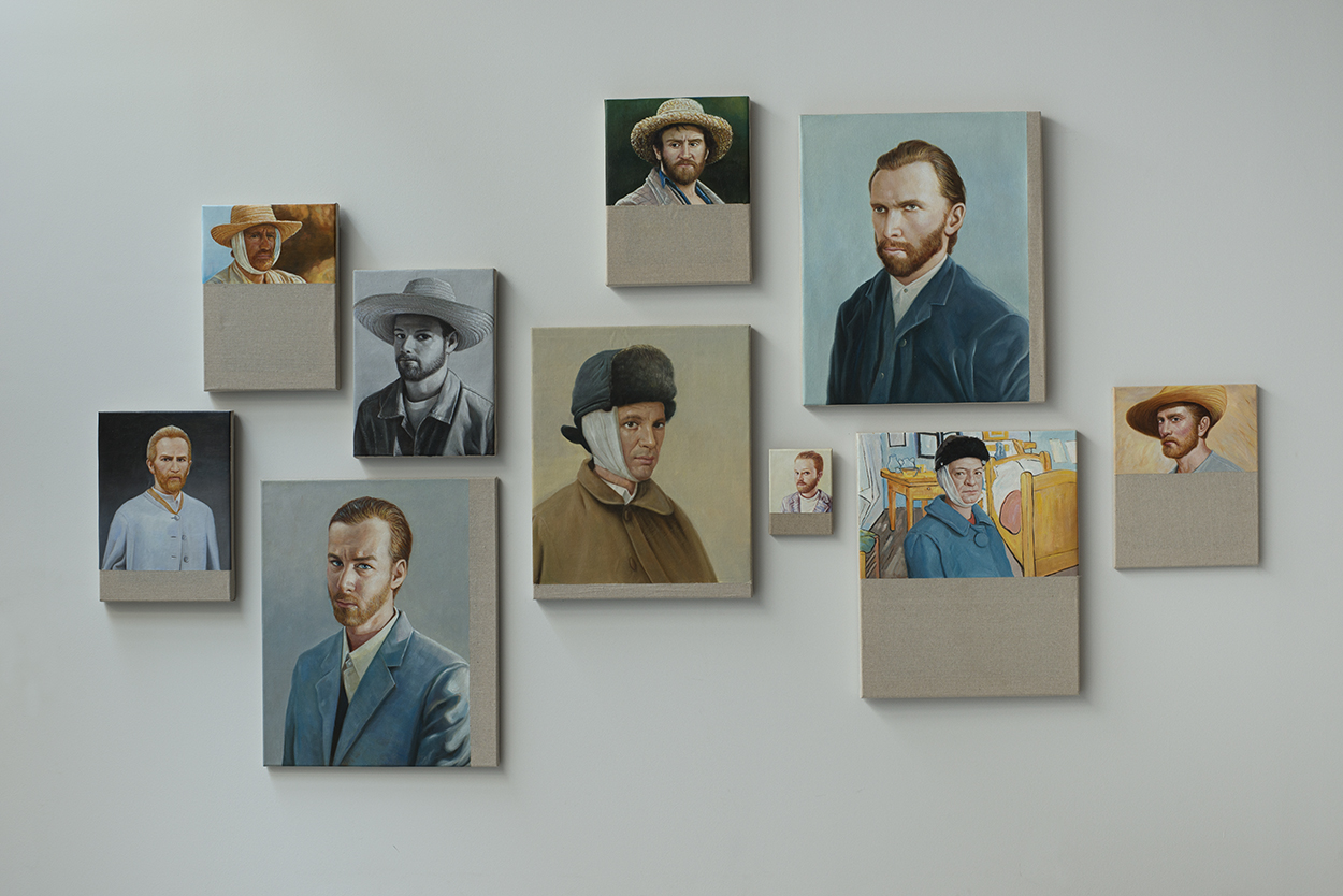 Chinese Whisper - Neue Malerei (Van Gogh I-X) | 2015 | Öl auf Leinwand |Kompl